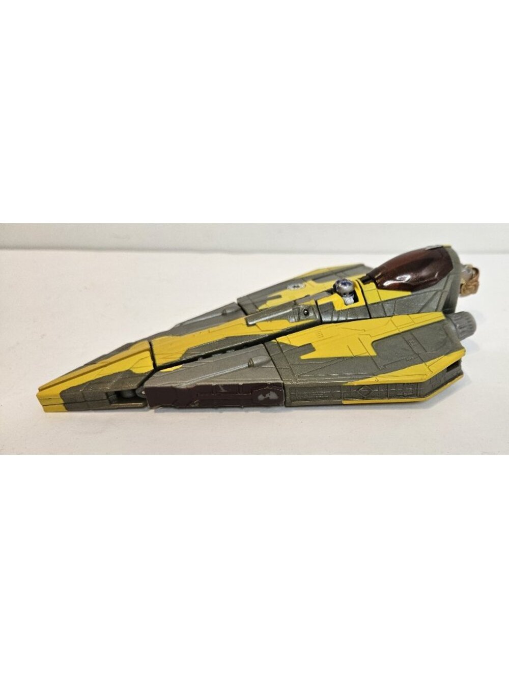 2006 Star Wars Transformers Anakin Skywalker Jedi Starfighter Incompete * Read